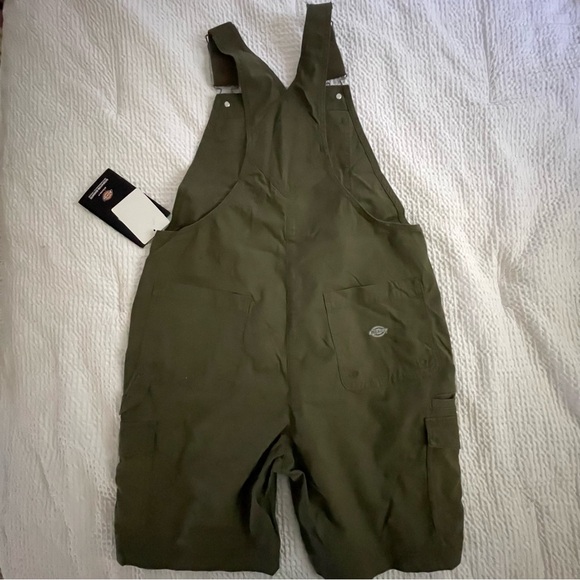 Dickies Womens Women's Cooling Ripstop Bib overalls 7” Shortalls - Picture 3 of 5